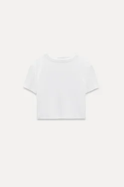 Discount TOP CROP MANGA CORTA Mujer Tops / Bodies