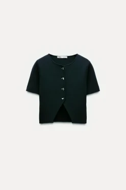 Hot TOP CROP PUNTO Mujer Cárdigan / Jerséis|Punto