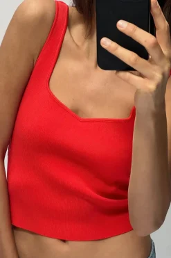 Discount TOP CROP PUNTO LISO Mujer Cárdigan / Jerséis|Punto