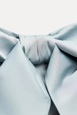 Clearance TOP CROP SATINADO LAZO Mujer Tops / Bodies