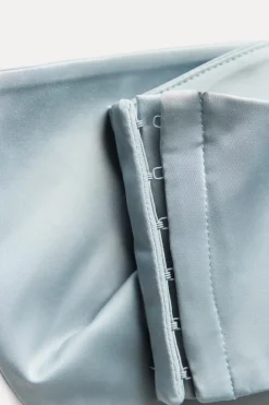 Clearance TOP CROP SATINADO LAZO Mujer Tops / Bodies