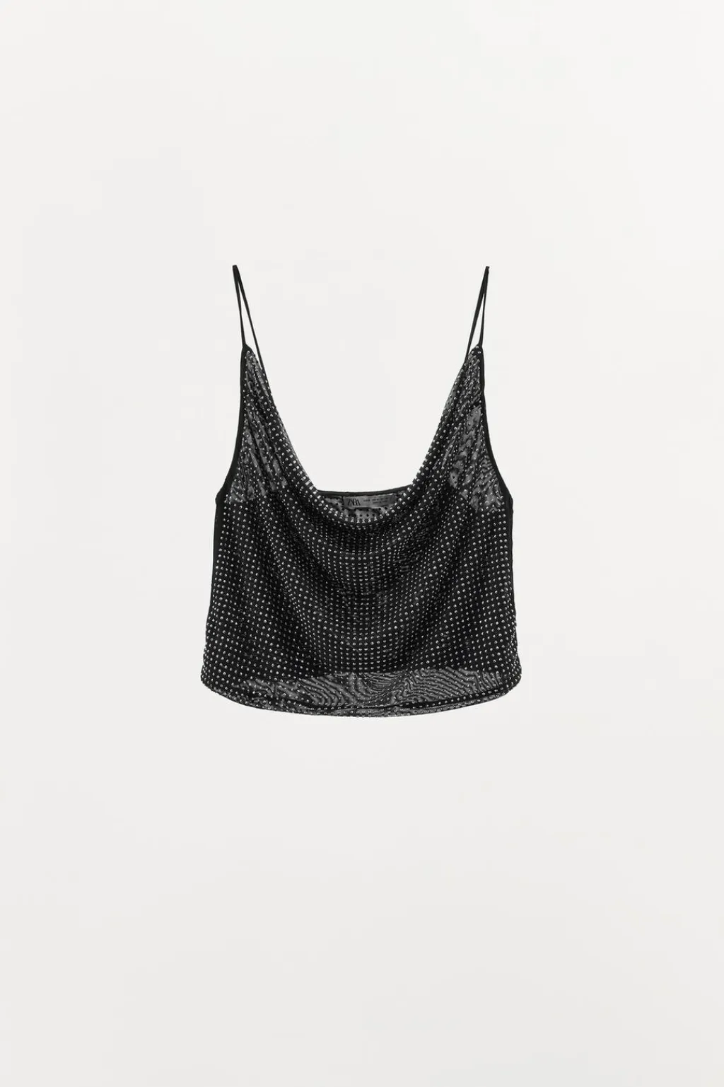 New TOP CROP TUL BRILLOS Mujer Tops / Bodies