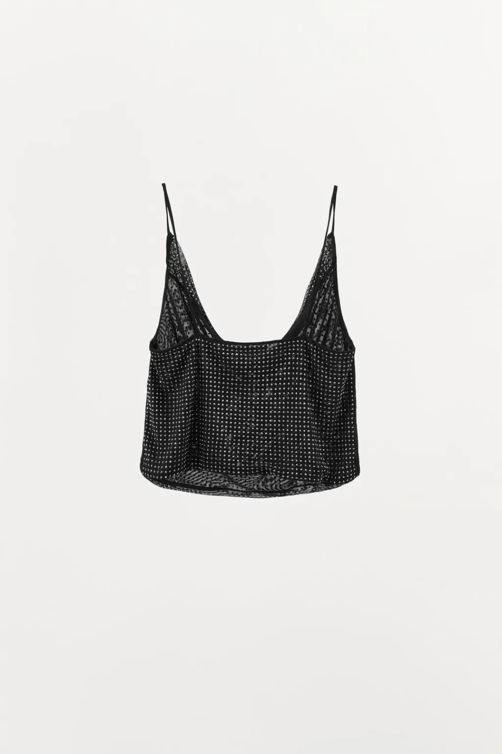 New TOP CROP TUL BRILLOS Mujer Tops / Bodies