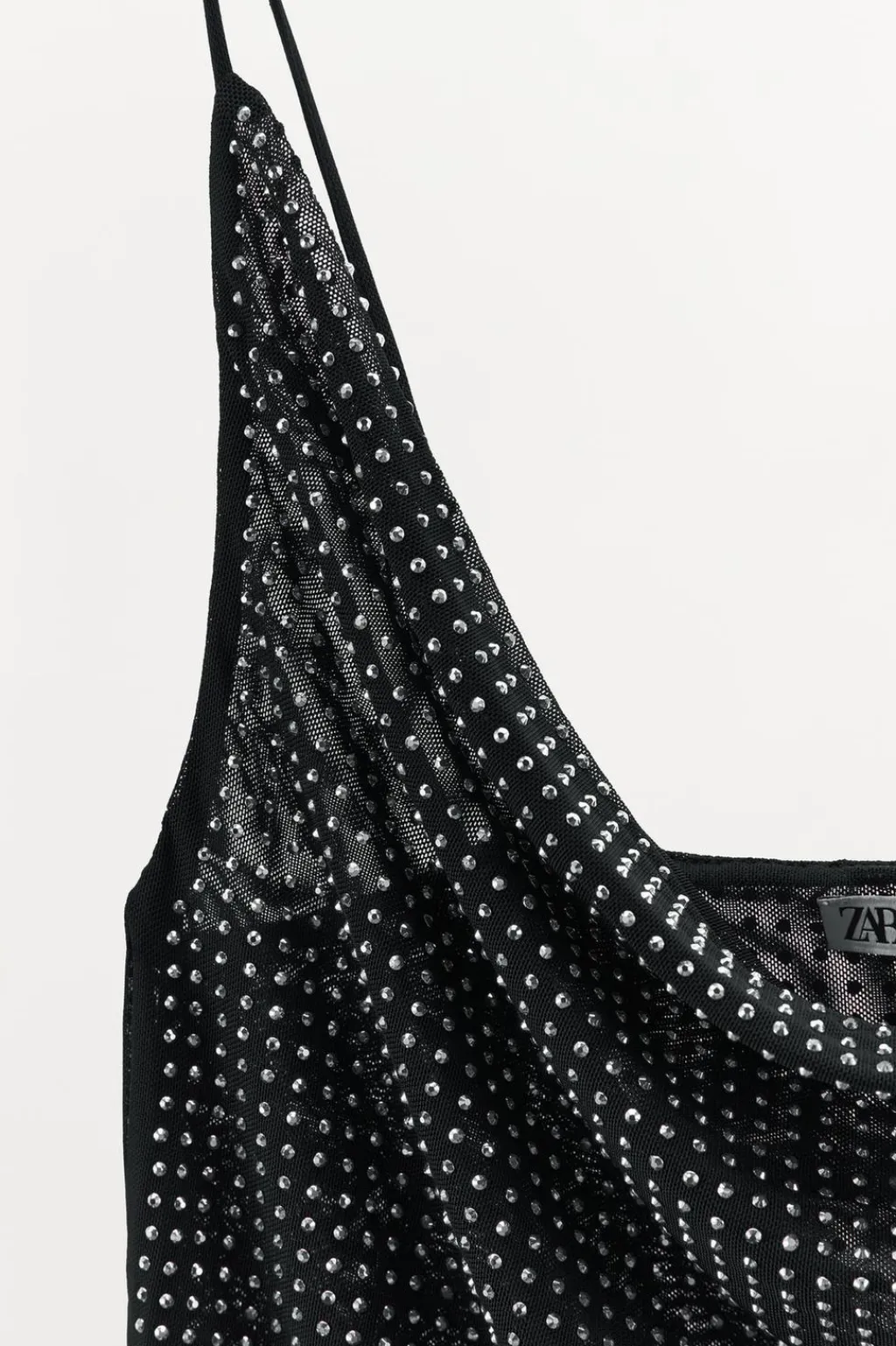 New TOP CROP TUL BRILLOS Mujer Tops / Bodies