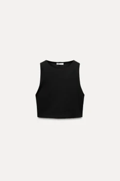 Fashion TOP CROPPED MANGA SISA Mujer Tops / Bodies