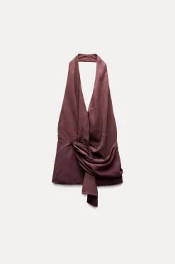 Clearance TOP CRUZADO HALTER ZW COLLECTION Mujer Tops / Bodies