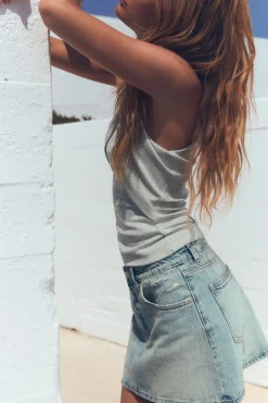 Online TOP CRUZADO HILO METALIZADO Mujer Tops / Bodies