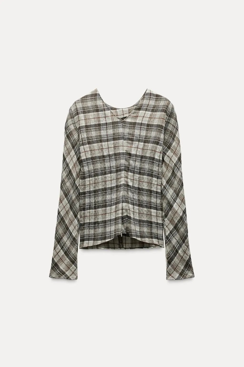 Fashion TOP CUADROS ZW COLLECTION Mujer Tops / Bodies