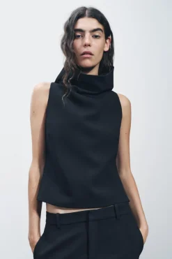 Outlet TOP CUELLO ALTO ZW COLLECTION Mujer Tops / Bodies