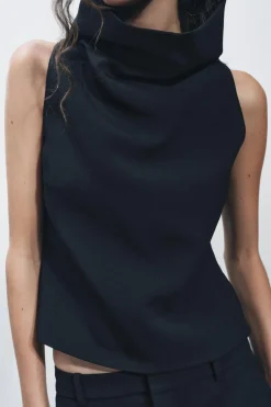 Outlet TOP CUELLO ALTO ZW COLLECTION Mujer Tops / Bodies