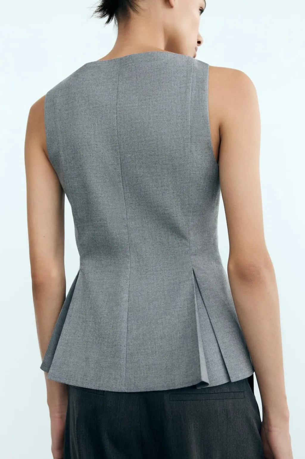 Fashion TOP CUELLO BARCO BOTONES Mujer Tops / Bodies