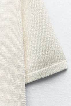 New TOP CUELLO POLO PUNTO LISO Mujer Cárdigan / Jerséis|Punto