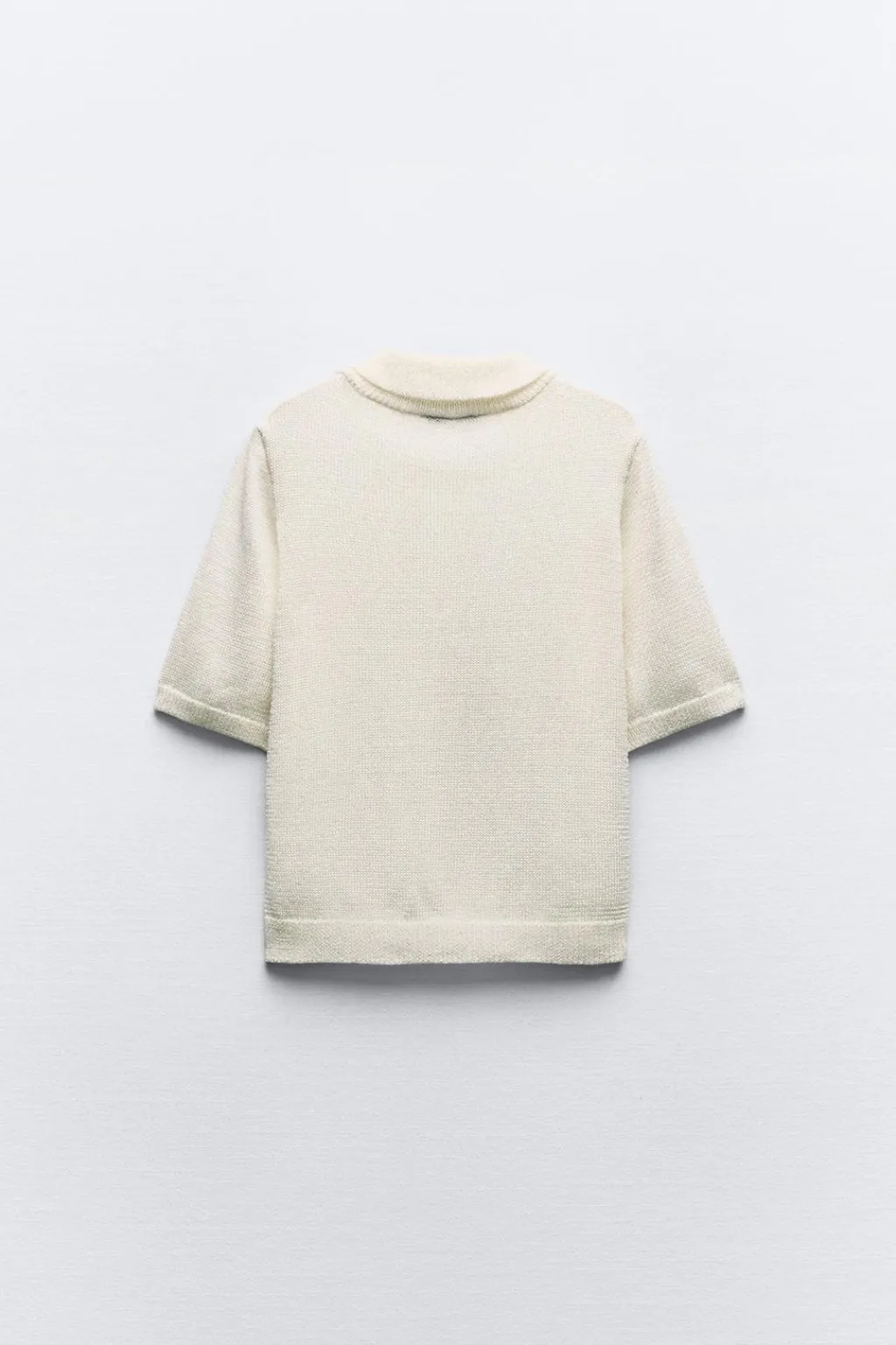 New TOP CUELLO POLO PUNTO LISO Mujer Cárdigan / Jerséis|Punto