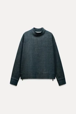 New TOP DENIM ZW COLLECTION Mujer Tops / Bodies