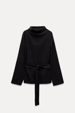 Best TOP DRAPEADO CINTURÓN Mujer Tops / Bodies