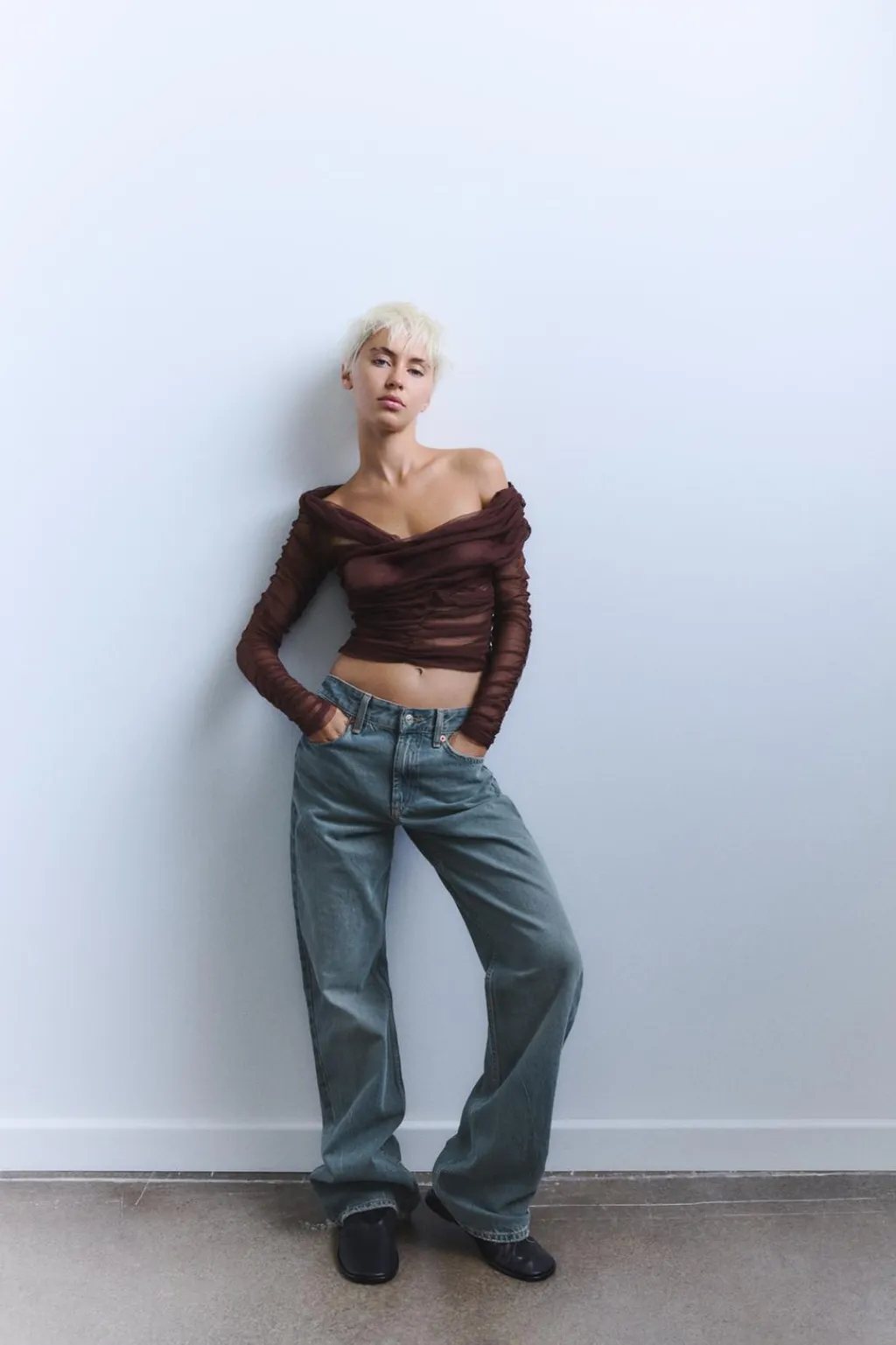 Clearance TOP DRAPEADO CRUZADO SEDA 100% Mujer Tops / Bodies|Lenceria