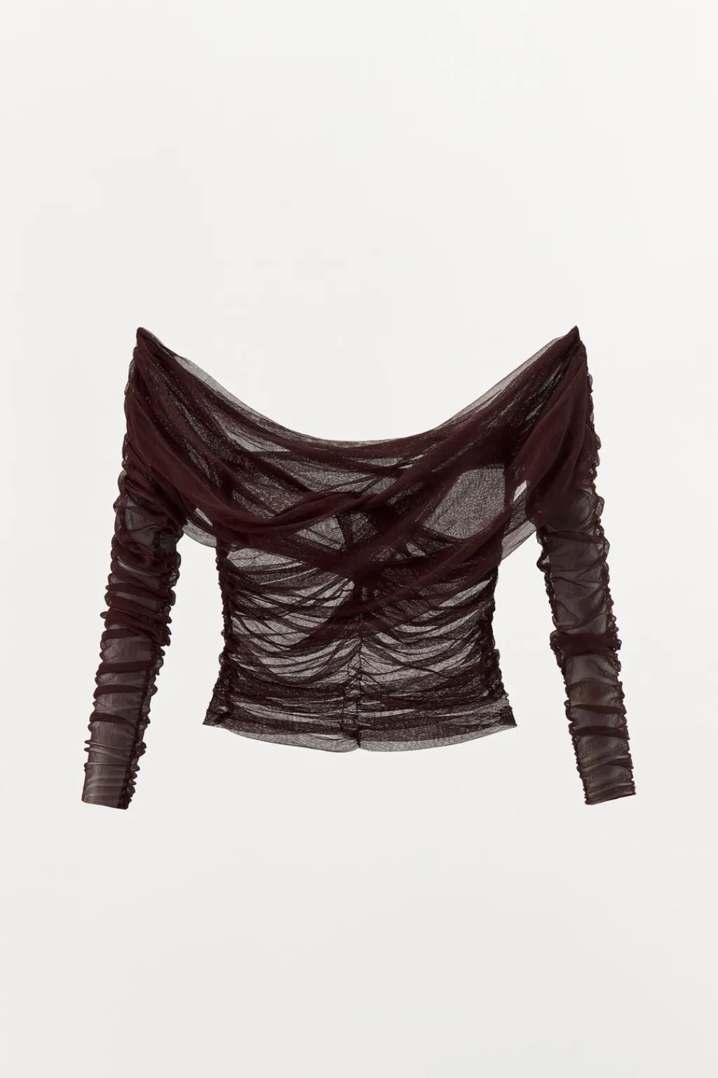 Clearance TOP DRAPEADO CRUZADO SEDA 100% Mujer Tops / Bodies|Lenceria