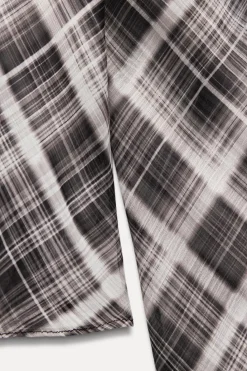 Fashion TOP DRAPEADO ESTAMPADO ZW COLLECTION Mujer Tops / Bodies