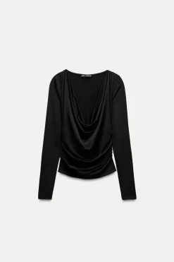 Discount TOP DRAPEADO POLIAMIDA Mujer Tops / Bodies