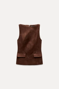 Sale TOP EFECTO ANTE SOLAPAS Mujer Tops / Bodies