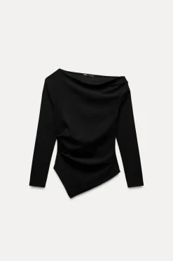 Clearance TOP ELÁSTICO ASIMÉTRICO Mujer Tops / Bodies