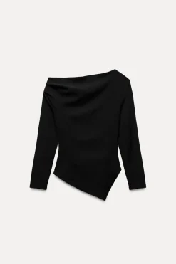 Clearance TOP ELÁSTICO ASIMÉTRICO Mujer Tops / Bodies