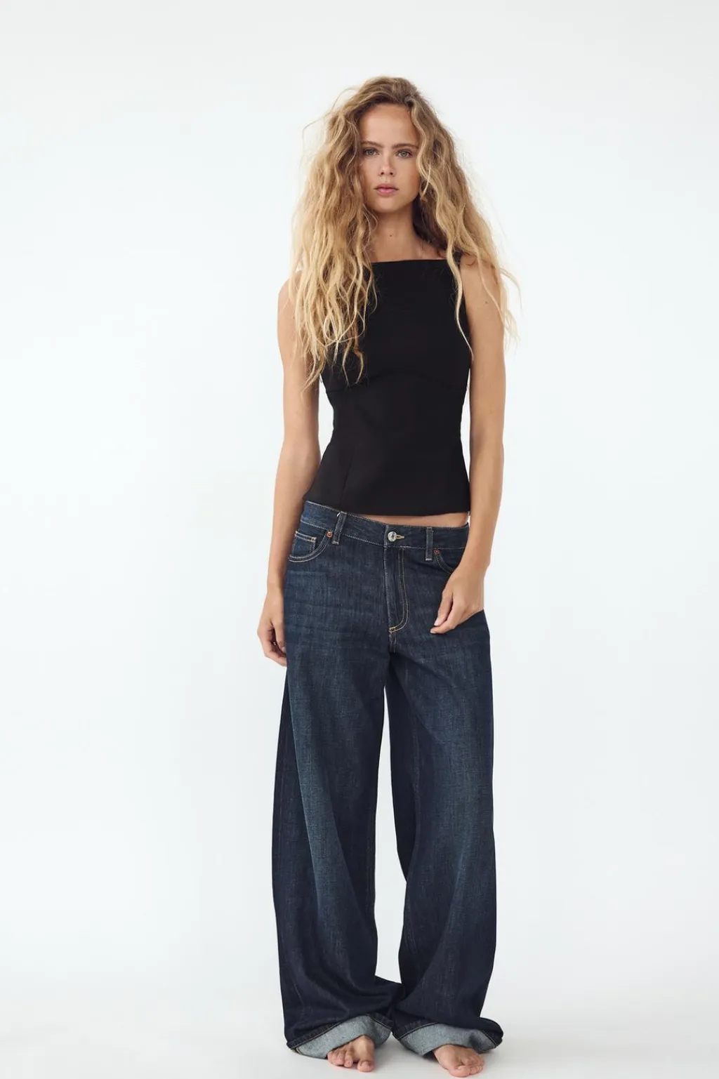 Discount TOP ELÁSTICO LAZOS ESPALDA Mujer Tops / Bodies