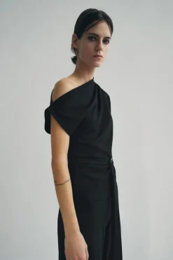 Discount TOP ESCOTE ASIMÉTRICO CINTURÓN Mujer Tops / Bodies