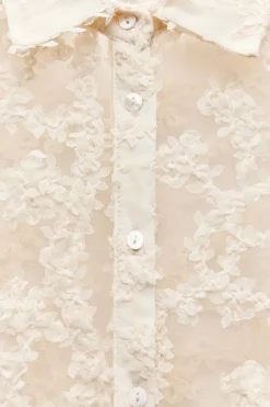 Discount TOP FLORES RELIEVE Mujer Tops / Bodies|Camisas / Blusas