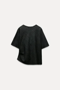 Hot TOP FLUIDO DENIM ZW COLLECTION Mujer Tops / Bodies