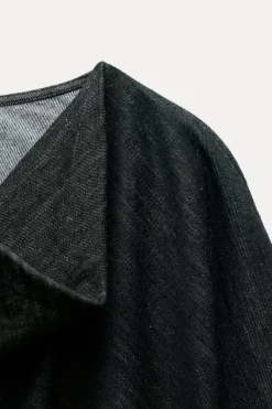 Hot TOP FLUIDO DENIM ZW COLLECTION Mujer Tops / Bodies