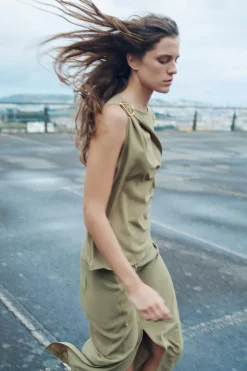 Clearance TOP FLUIDO HEBILLA Mujer Tops / Bodies