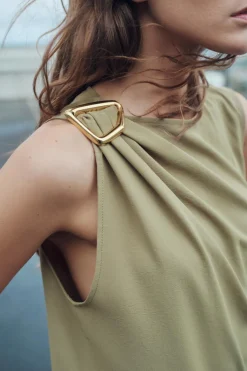 Clearance TOP FLUIDO HEBILLA Mujer Tops / Bodies