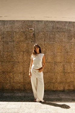 Clearance TOP FRUNCE RÚSTICO Mujer Tops / Bodies