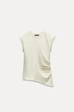 Clearance TOP FRUNCE RÚSTICO Mujer Tops / Bodies