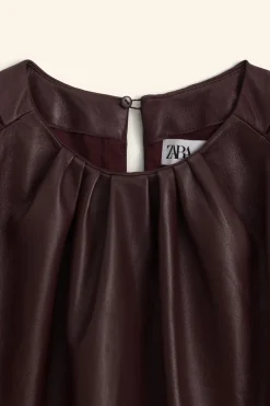 Online TOP FRUNCES PIEL 100% LIMITED EDITION Mujer Tops / Bodies