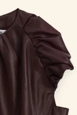 Online TOP FRUNCES PIEL 100% LIMITED EDITION Mujer Tops / Bodies