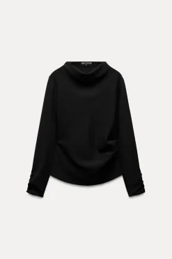 Clearance TOP FRUNCES ZW COLLECTION Mujer Tops / Bodies