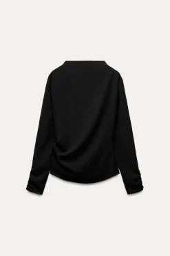 Clearance TOP FRUNCES ZW COLLECTION Mujer Tops / Bodies