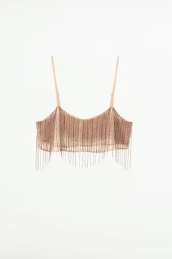 Sale TOP GEORGETTE FLECOS ABALORIOS Mujer Tops / Bodies