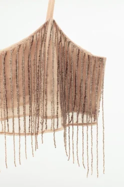 Sale TOP GEORGETTE FLECOS ABALORIOS Mujer Tops / Bodies