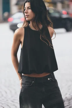 Discount TOP GLOBO ESPALDA DESCUBIERTA Mujer Tops / Bodies