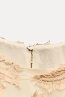 New TOP GLOBO FLORES RELIEVE Mujer Tops / Bodies