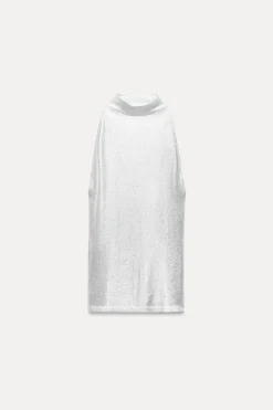 Clearance TOP HALTER CANALÉ FOIL Mujer Tops / Bodies