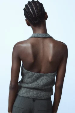 Fashion TOP HALTER CINTURÓN Mujer Tops / Bodies