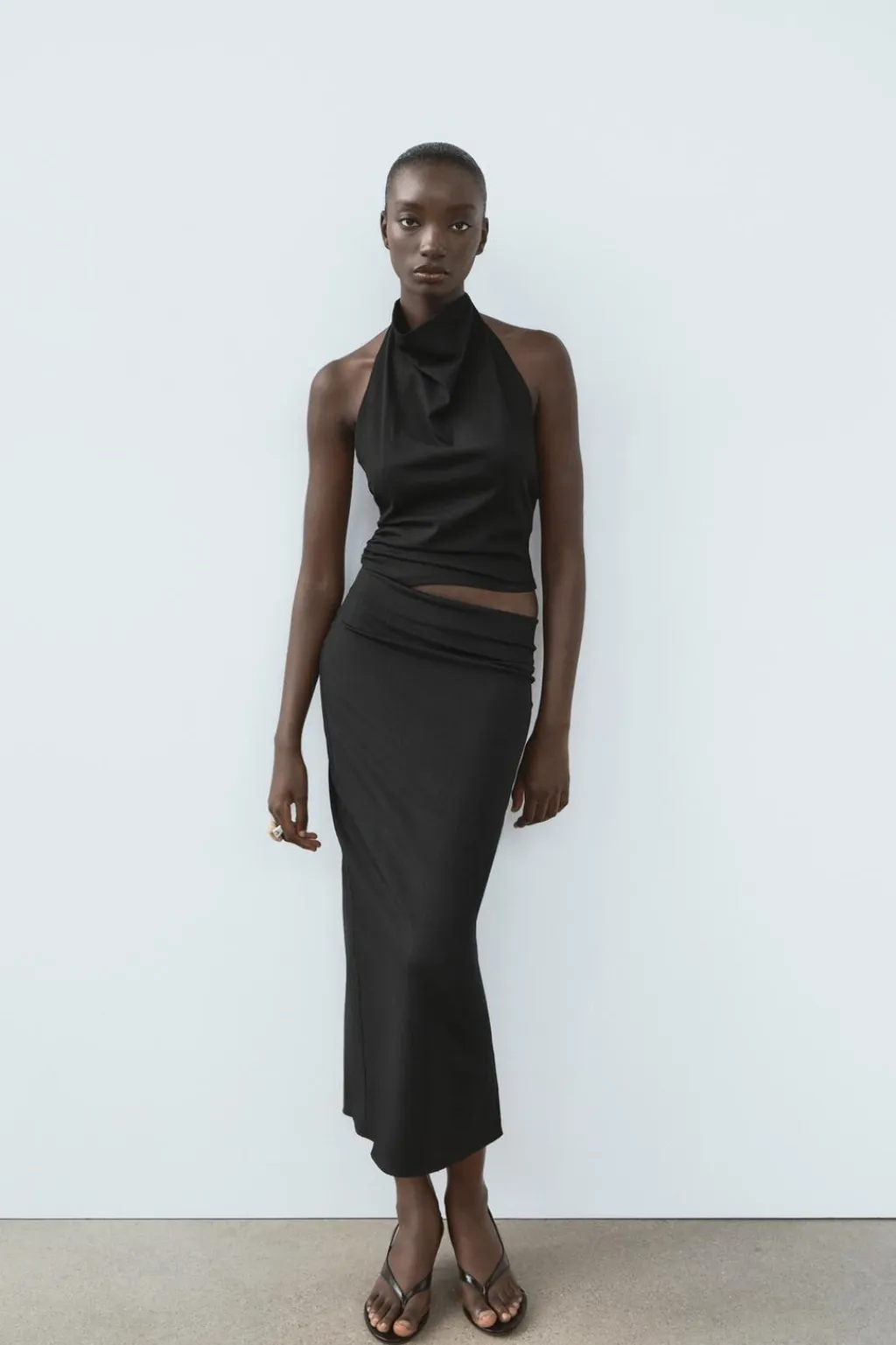 Fashion TOP HALTER ELÁSTICO Mujer Tops / Bodies