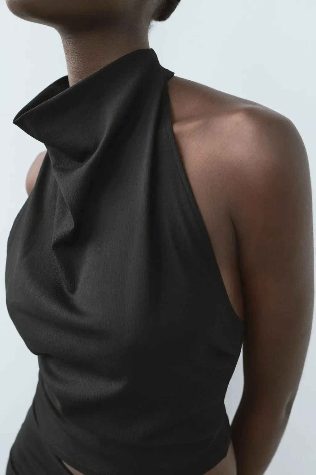 Fashion TOP HALTER ELÁSTICO Mujer Tops / Bodies