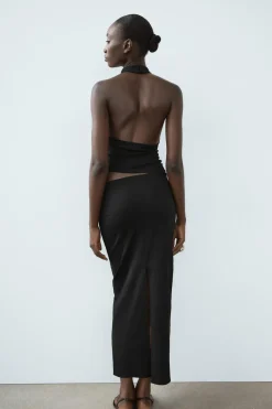 Fashion TOP HALTER ELÁSTICO Mujer Tops / Bodies