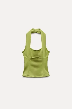 Sale TOP HALTER ELÁSTICO FRUNCES Mujer Tops / Bodies