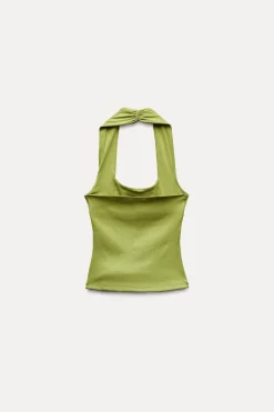 Sale TOP HALTER ELÁSTICO FRUNCES Mujer Tops / Bodies